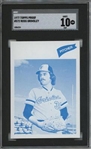 1977 Topps #572 Ross Grimsley 9 card progressive proof.